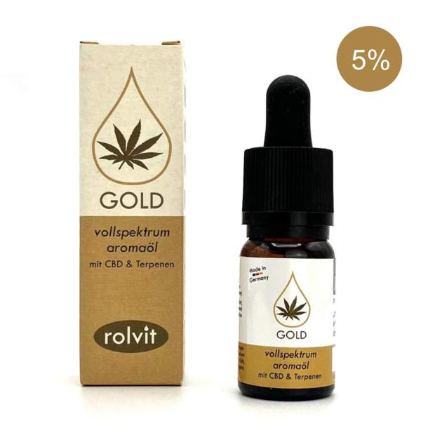 CBD Hanf Aromal GOLD - Vollspektrum mit 5% CBD,...