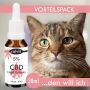 CBD Öl für Katzen, 5% CBD Hanf-Öl-Tropfen, CAT - mit Vanillearoma, 1500 mg CBD, Terpenfrei & Laborgeprüft in der 30ml Flasche