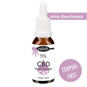 CBD Öl für Katzen, 5% CBD Hanf-Öl-Tropfen,...