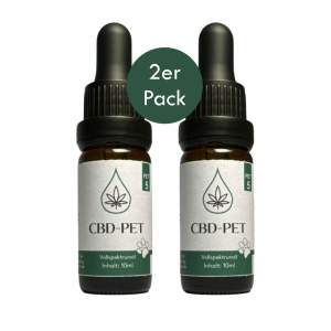 2er Pack - CBD Öl für Tiere mit MCT Öl...